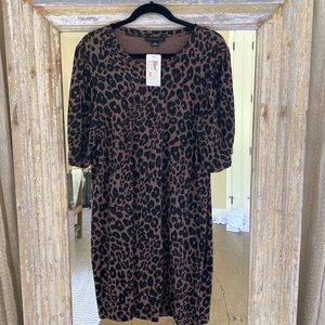 Sanctuary leopard print tshirt dress